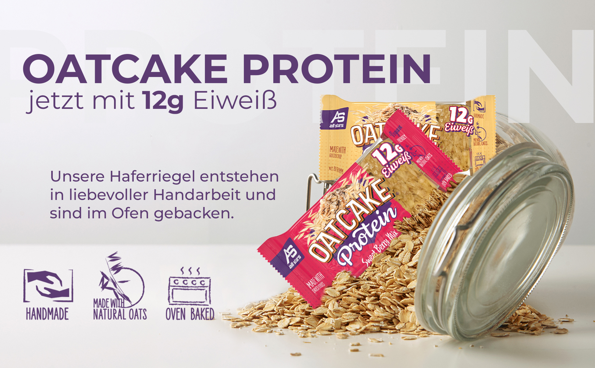 Oatcake Protein Fitnessriegel Oatcake Protein Fitnessriegel