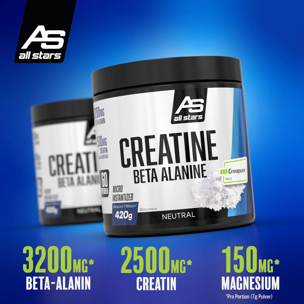 ALL STARS Creatine (Creapure®) Beta Alanine - 420g Dose